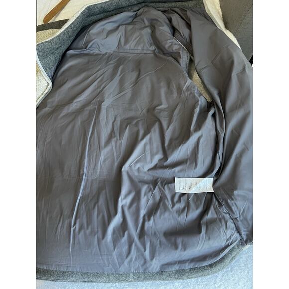 Louis Castel Golf 2XL (115) Wool Blend Down Puffer quilted Vest Gray Full Zip - Picture 3 of 9